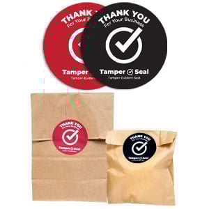 3 inch Tamper-Evident Safety Seals for Containers and Bags