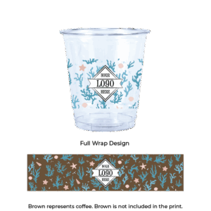 Holiday 8 oz Plastic Cups