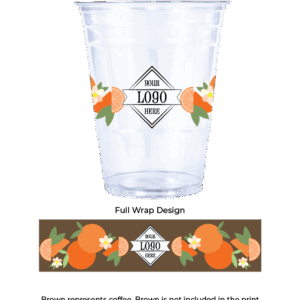 Holiday 16 oz Compostable Cups