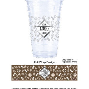 Holiday 24 oz Compostable Cups