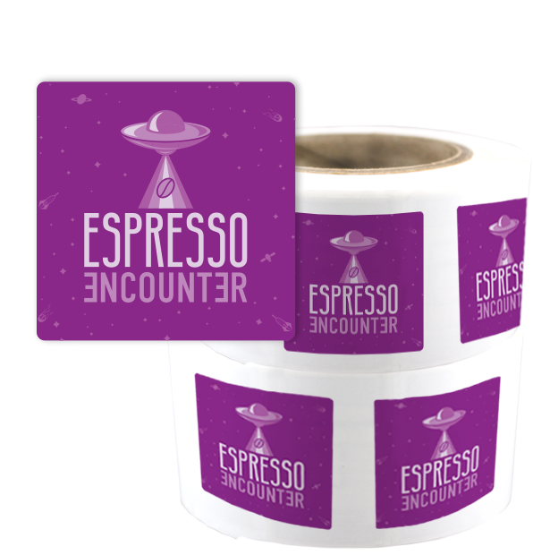 Custom Square Roll Labels