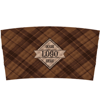 Dimpled Kraft Sleeve Cafe Flannel