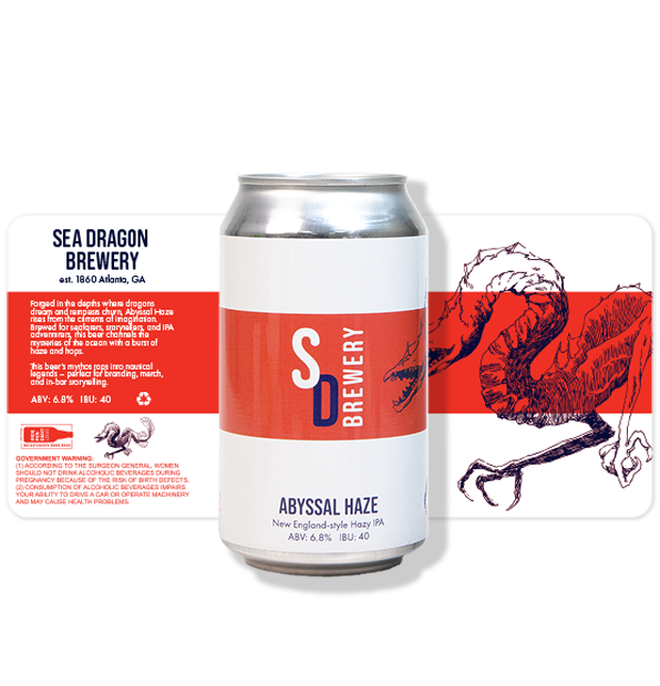 Custom 12oz Can Roll Labels
