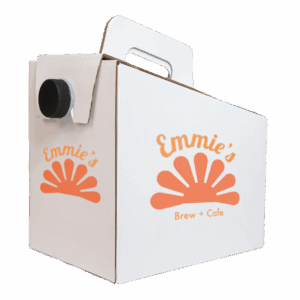 Custom 128oz White Beverage Containers