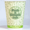 SecondNature 12oz custom compostable hot cup