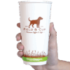 P-CWIC20-PI-3 SecondNature™ 20oz custom home compostable double wall hot cups