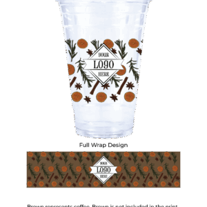 Holiday 20 oz Plastic Cups