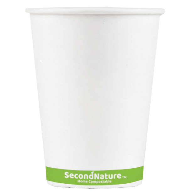 SecondNature™ 12oz compostable hot cup