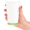 SecondNature™ 16oz compostable hot cup