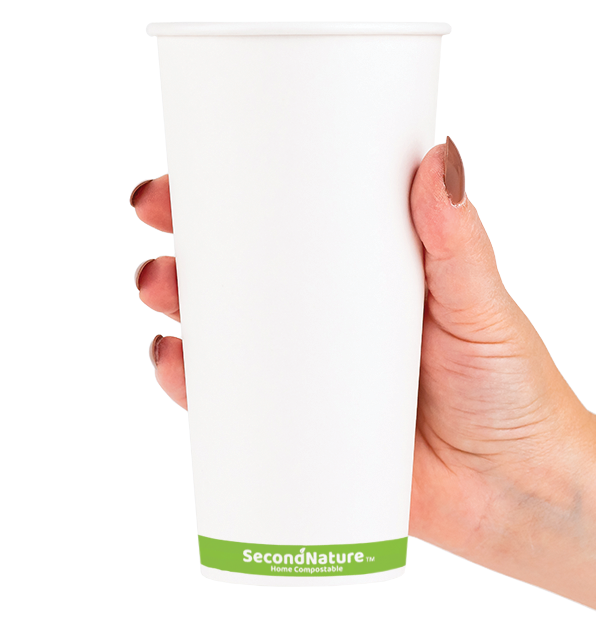 chc20-pi-2 SecondNature™ 20oz home compostable hot cup