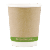 ckic08-pi-1 SecondNature™ 8oz home compostable kraft double wall hot cups