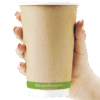 ckic16-pi-2 SecondNature™ 16oz home compostable kraft double wall hot cups