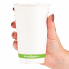 16oz home compostable double wall hot cup
