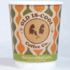 Secondnature 8oz custom compostable kraft double wall hot cup