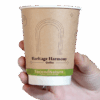 p-ckic12-pi-3 SecondNature™ 12oz custom home compostable kraft double wall hot cups