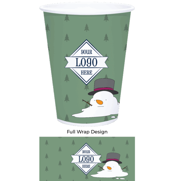 Holiday 12 oz Paper Cups | Disposable Christmas Coffee Cups & More