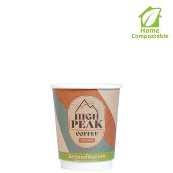 CKIC08-DC-1 Custom Insulated White Hot Cups 8oz