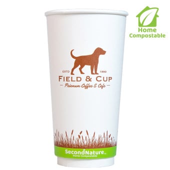 CWIC20-DC-1 Custom Insulated White Hot Cups 20oz
