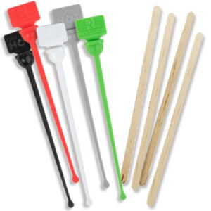 Beverage Plugs & Stir Sticks