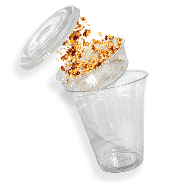 12 - 24 oz PET plastic Parfait Insert