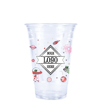 20oz Seasonal Clear Cold Cup Cosmic Love