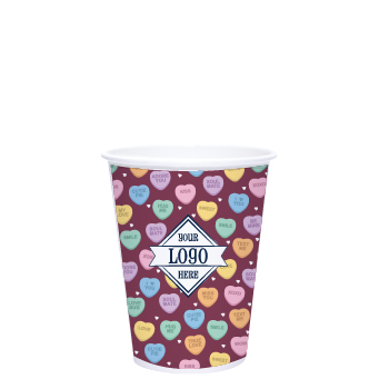 12oz Seasonal Hot Cup Sweet Talk Design