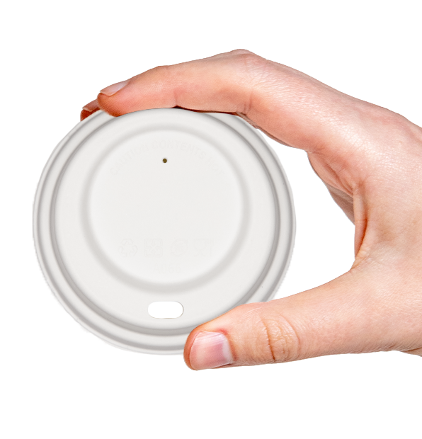 Compostable Molded Fiber 8oz lid