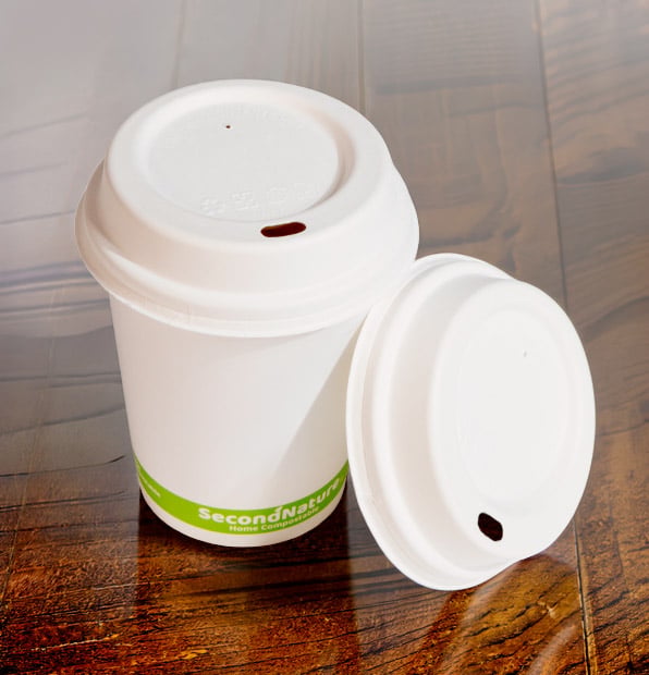 Compostable Molded Fiber 8oz lid