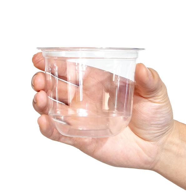 12oz round Bottom PET plastic cold cup