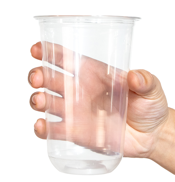 ucc20-pi-2 20oz round Bottom PET plastic cold cup