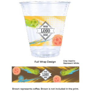 Holiday 12 oz Compostable Cups