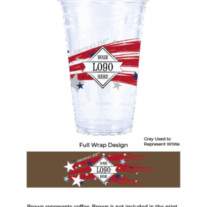 Holiday 24 oz Plastic Cups