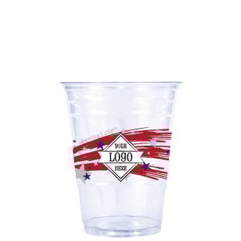Stars & Celebrations 16oz clear cup RPET