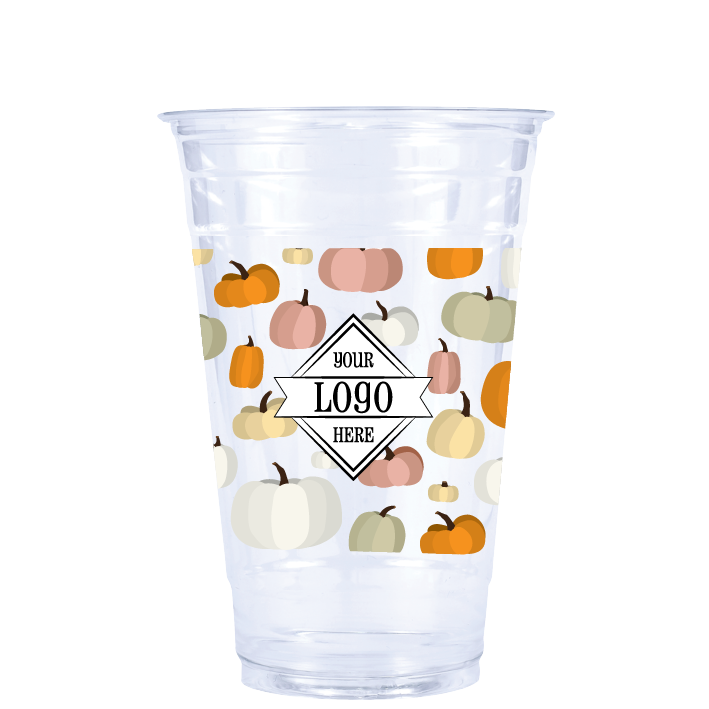 rpet24-pumpkinseason-DC-1 RPET Picnic Plaid 24 oz clear cup