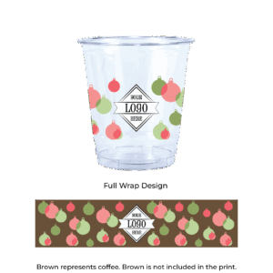 Holiday 8 oz Plastic Cups