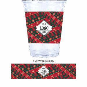 Holiday 16 oz Plastic Cups