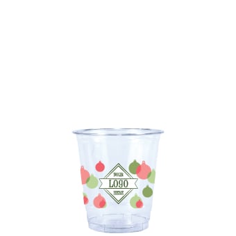 ccc08-dc-ornaments PET Clear cold cup Butterfly design