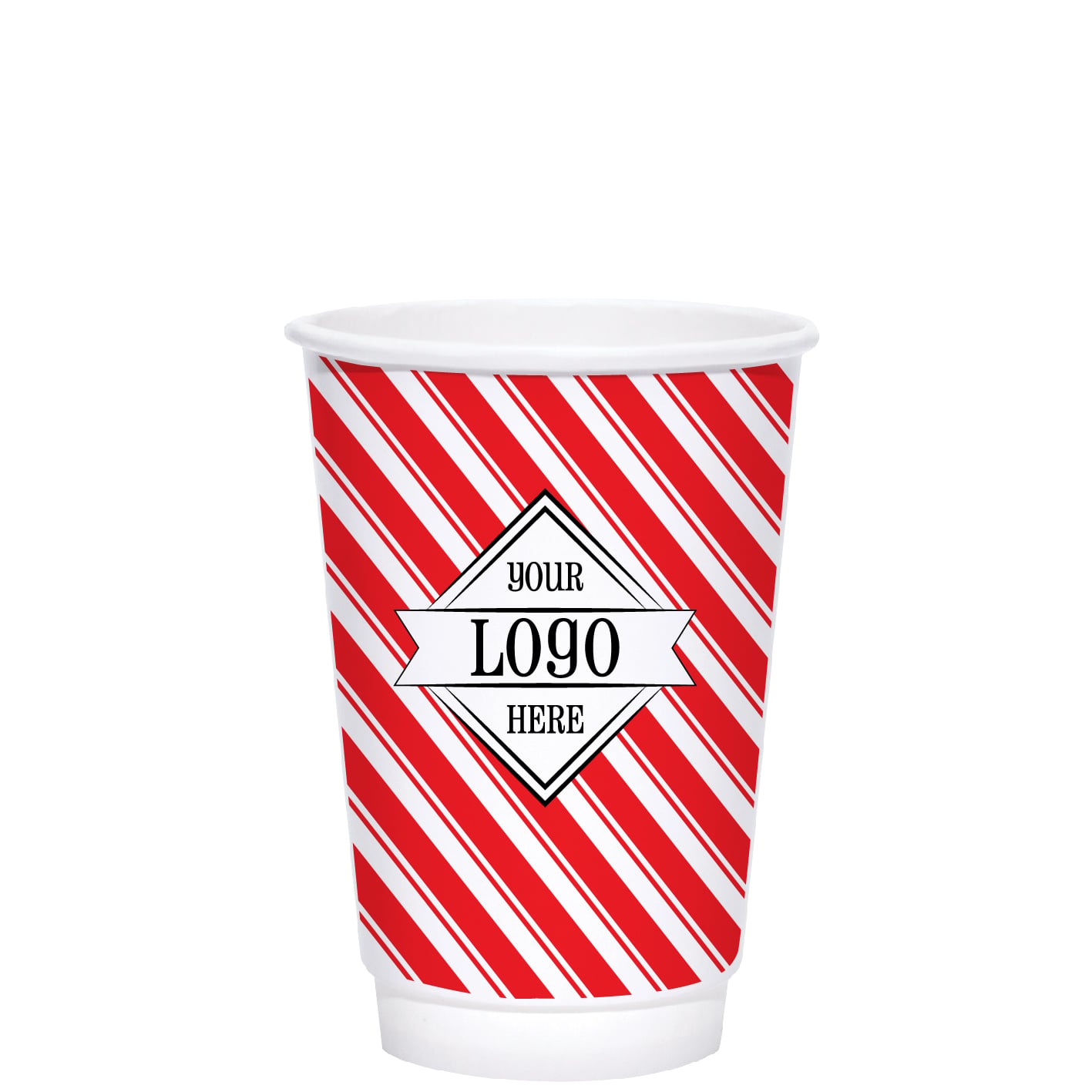 wic16-DC-candy-cane Country Pumpkins 16oz double wall hot cup
